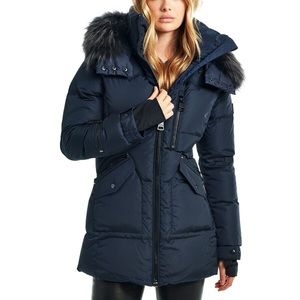 Sams Mid Fur Hooded Winter Coat